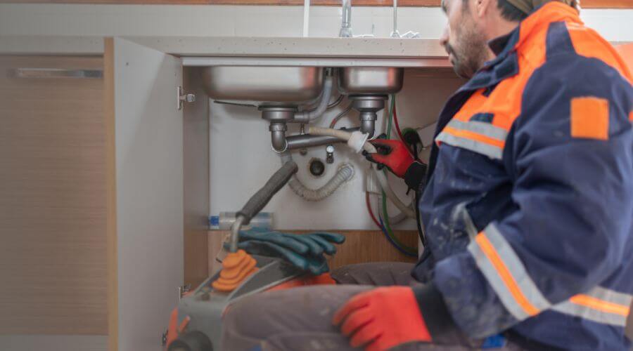 Professional slab leak plumber services in Webberville, MI